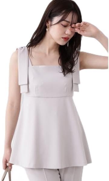 PROPORTION BODY DRESSINGリボンディテールペプラムブラウス PROPORTION BODY DRESSING（プロポーションボディドレッシング）の
